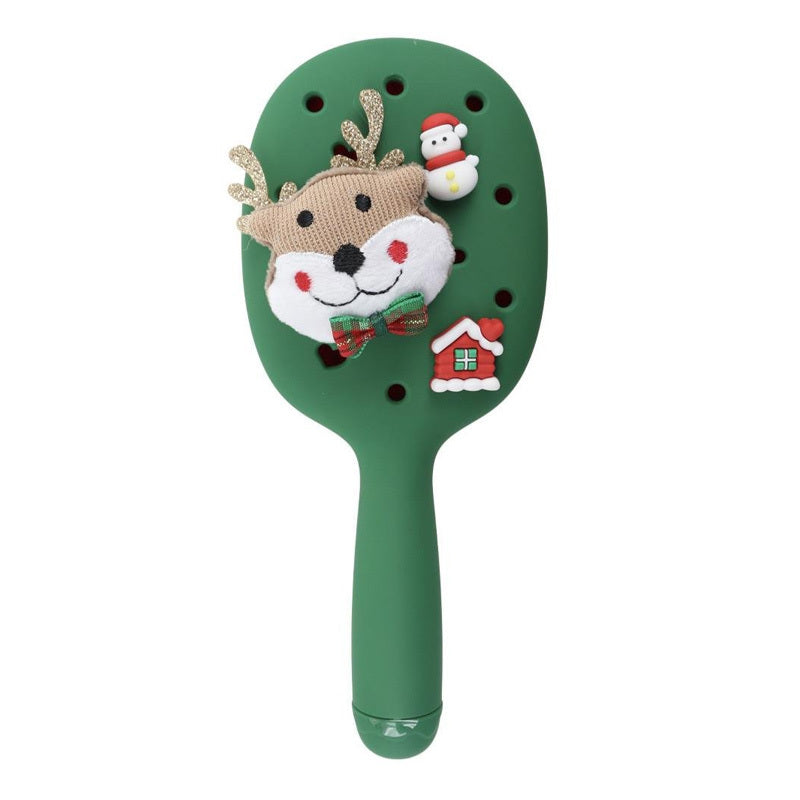 Nascita Twistlo Holiday Themed Hair Brush Green 76