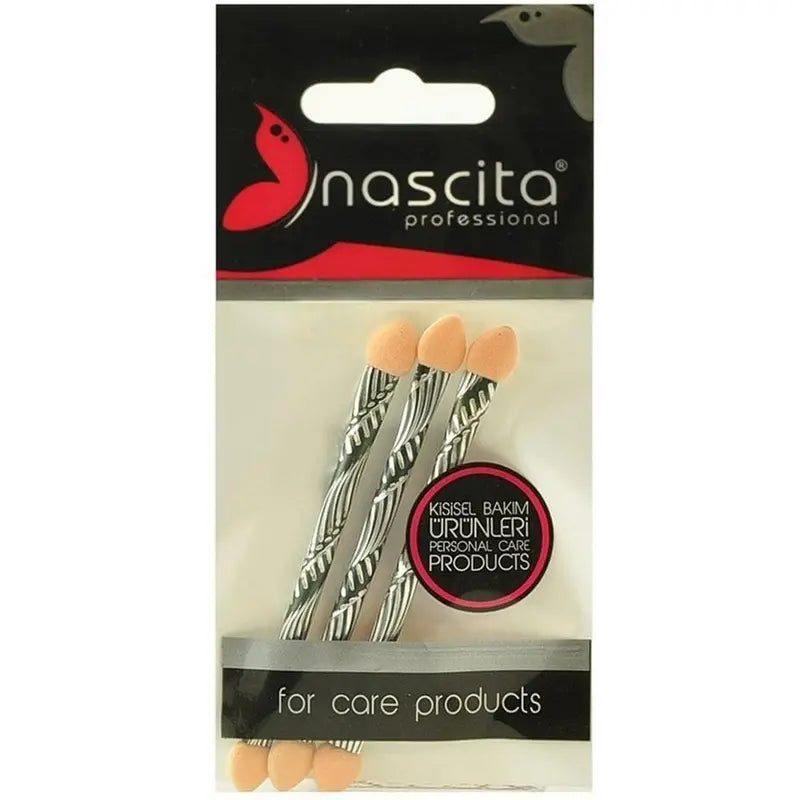 Nascita Long Applicator Set for Makeup Application 3-Piece