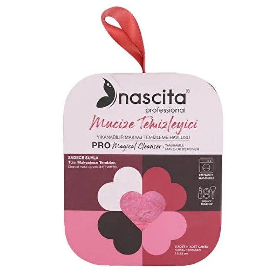 Nascita Washable Face Cleansing Towels for Gentle Skin Care 5 Pack
