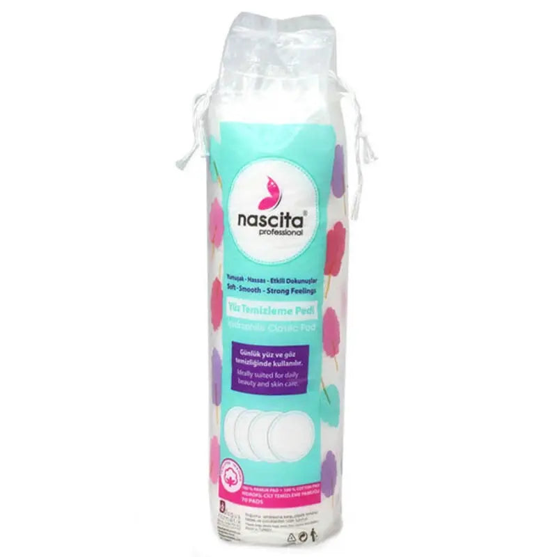 Nascita Makeup Remover Cotton Pads for Gentle Cleansing 70 Count