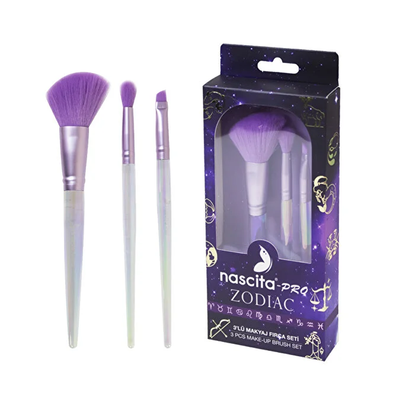 Nascita Zodiac 3-Piece Makeup Brush Set - 138