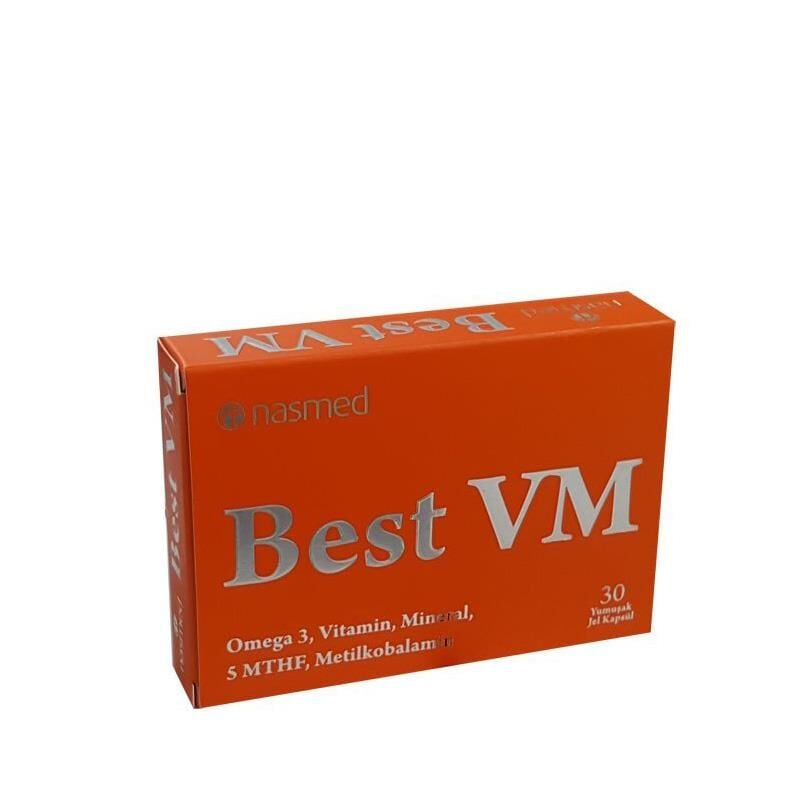 Nas Farma Nasmed Best VM Multivitamin with Omega 3 30 Capsules