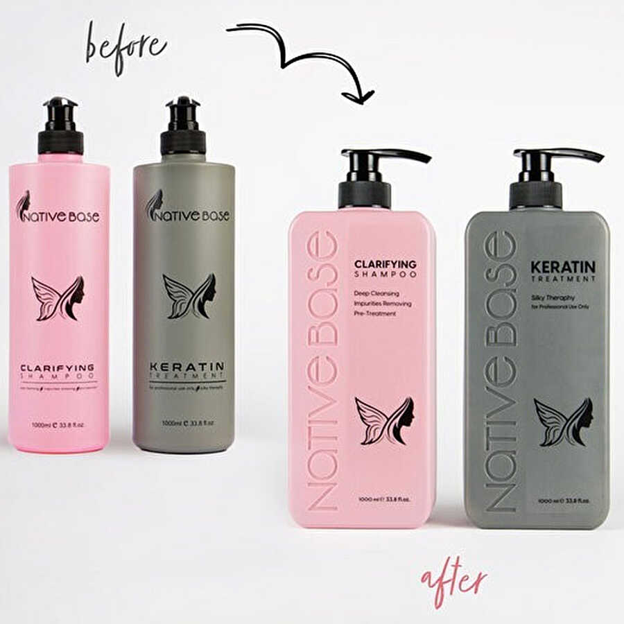 Native Base Keratin Smoothing Treatment Set 1000 ml