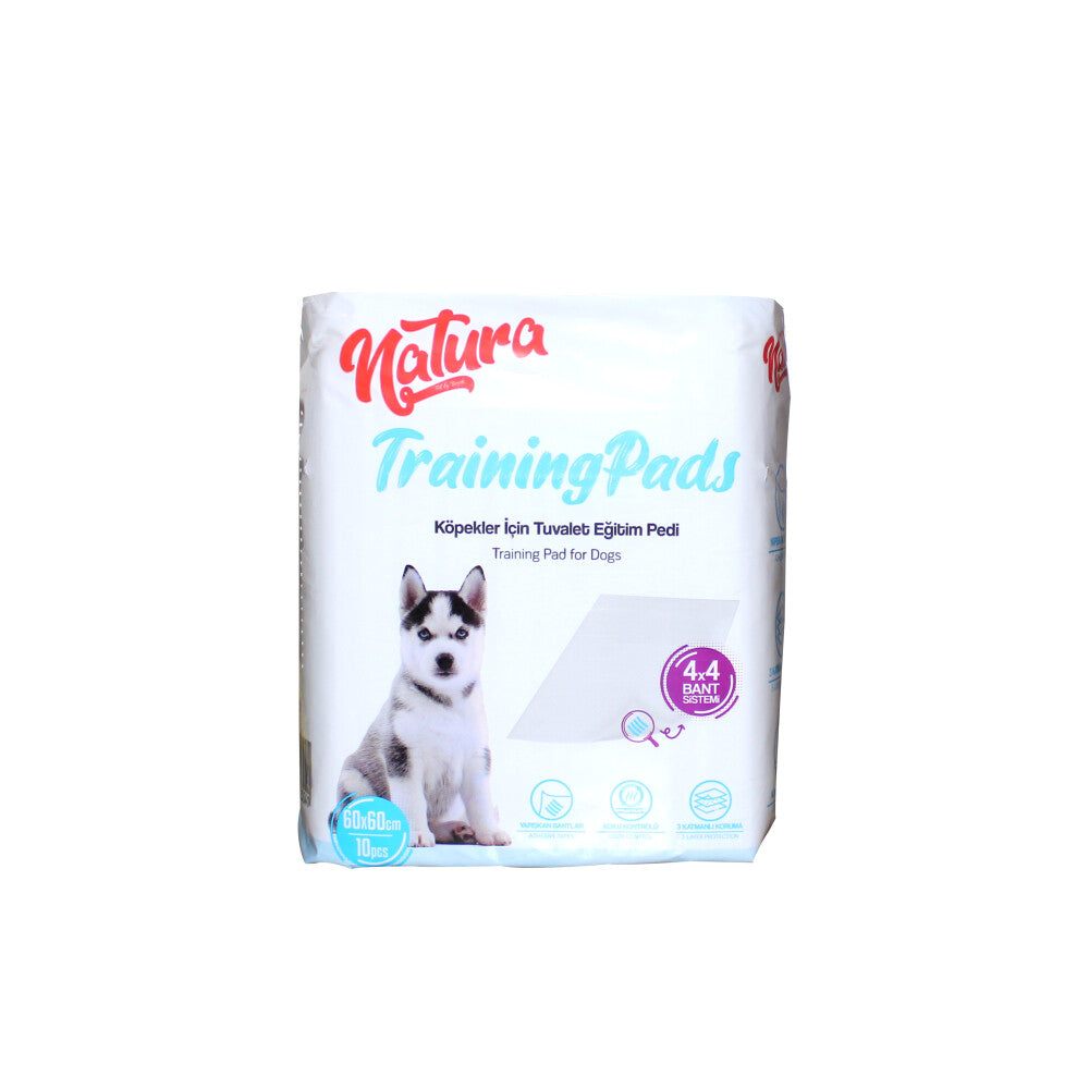 Natura Puppy Training Pads with Non-Slip Adhesive 10 Count
