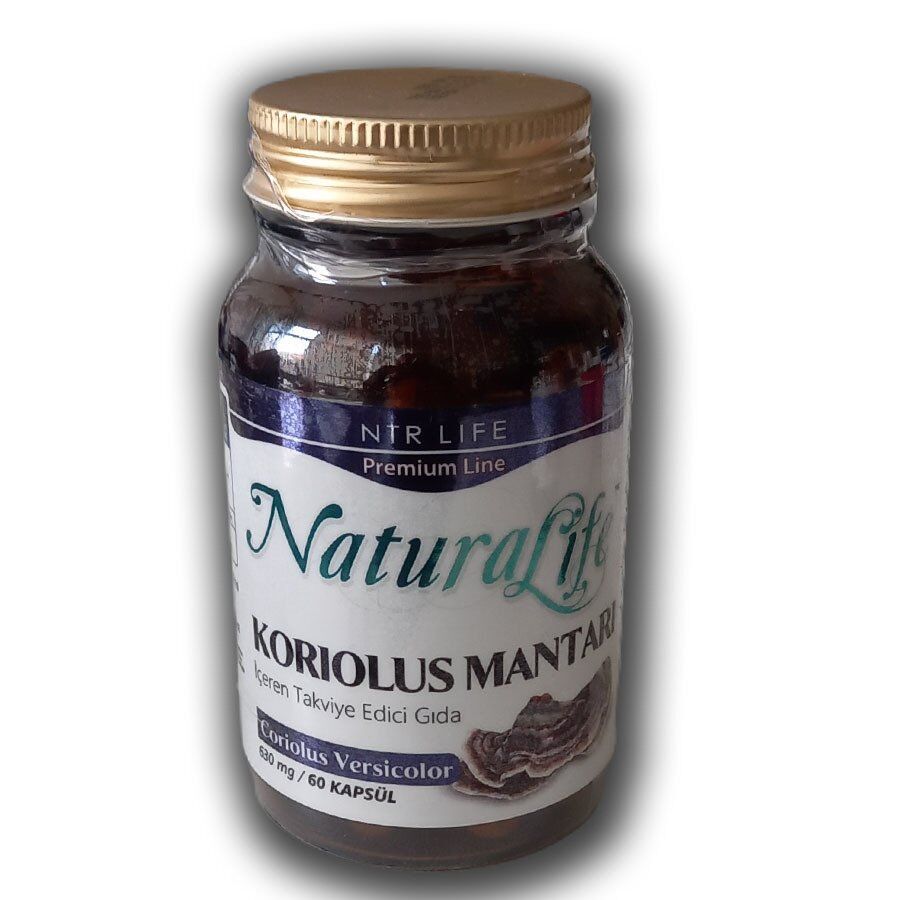 Natura Life Coriolus Versicolor Mushroom Supplement 60 Capsules