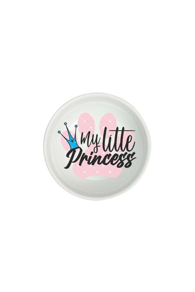 Natura Princess Ceramic Pet Bowl for Food and Water 250 ml