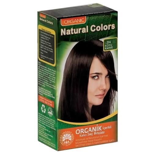 Natural Colors 3N Dark Brown Organic Hair Dye for Vibrant Color