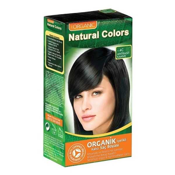 Natural Colors Organic Hair Dye 4C Anthracite Brown