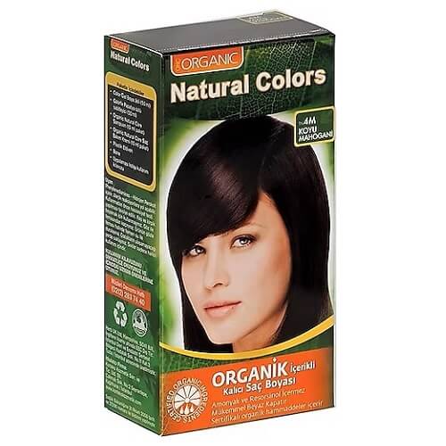 Natural Colors Organic Hair Dye 4M Dark Mahogany Plant-Based