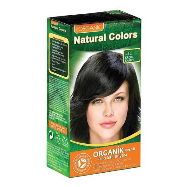 Natural Colors Organic Hair Dye 5C Chrome Brown