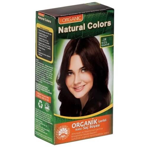 Natural Colors 5R Reddish Brown Organic Hair Dye for Vibrant Color