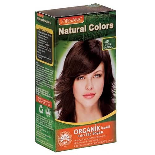 Natural Colors Organic Hair Dye 6D Hazelnut Shell 1 Pack