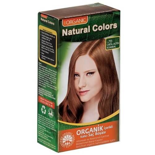 Natural Colors 7D Medium Golden Blonde Organic Hair Dye