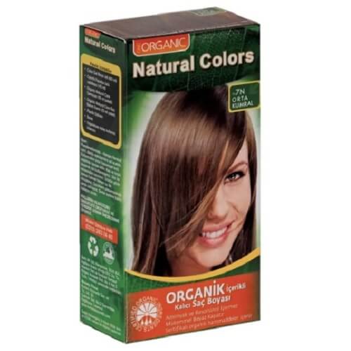 Natural Colors 7N Medium Blonde Organic Hair Dye