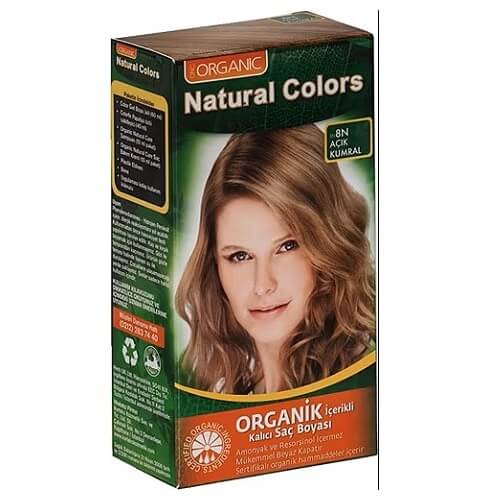 Natural Colors 8N Light Blonde Hair Dye for Vibrant Color