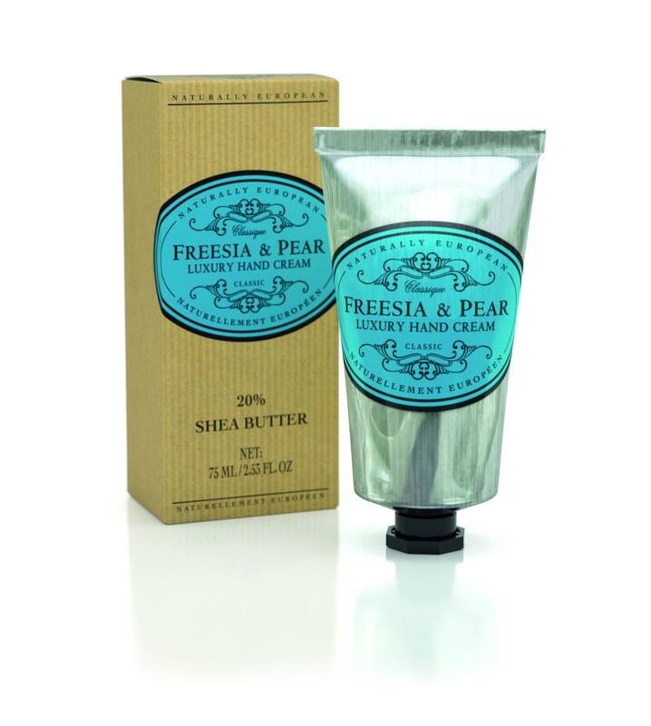 Naturally European Freesia &amp; Pear Shea Butter Hand Cream 75ml