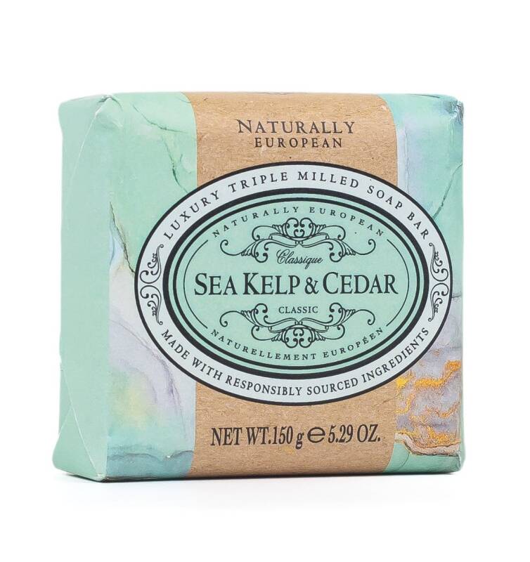 Naturally European Sea Kelp &amp; Cedar Soap Bar 150g