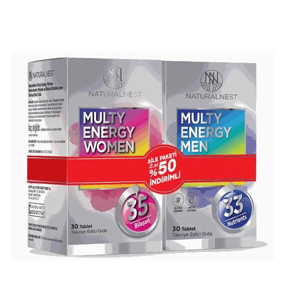 Naturalnest Family Pack Multivitamin for Men & Women 60 Tablets