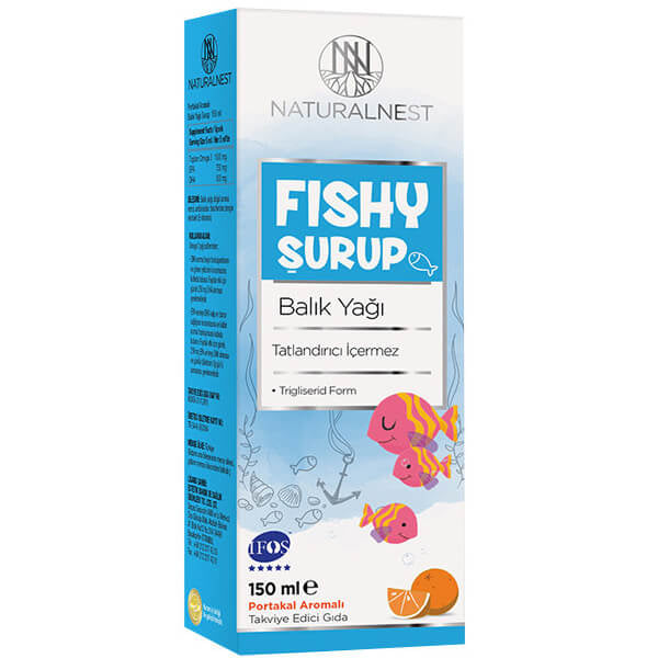 Naturalnest Fishy Orange Fish Oil Syrup 150 ml