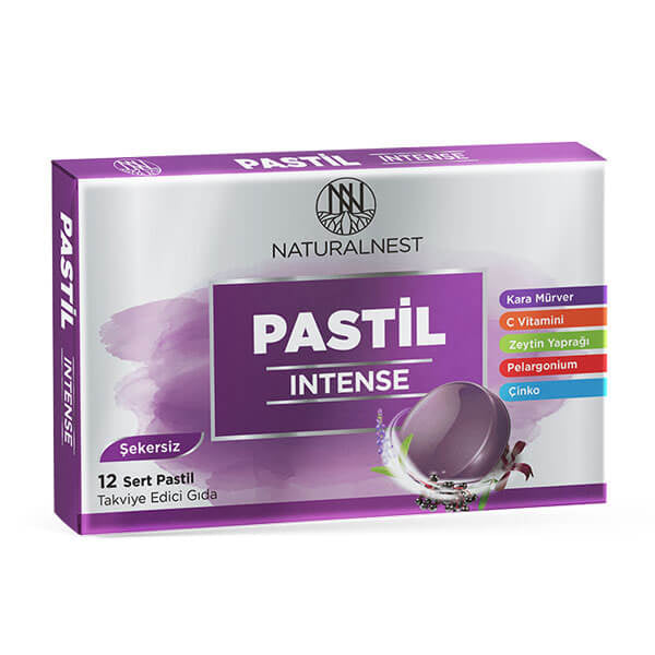 Naturalnest Intense Lozenges with Herbal Extracts 12 Count
