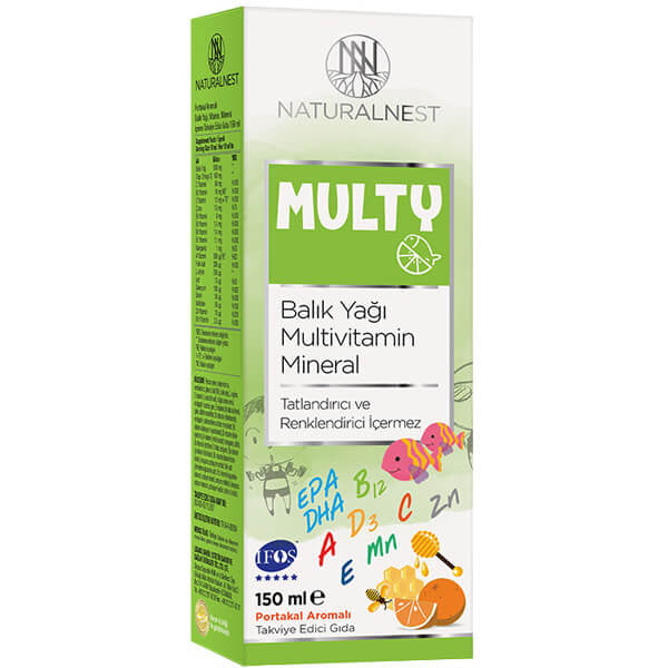 Naturalnest Multy Multivitamin Syrup for Daily Support 150ml