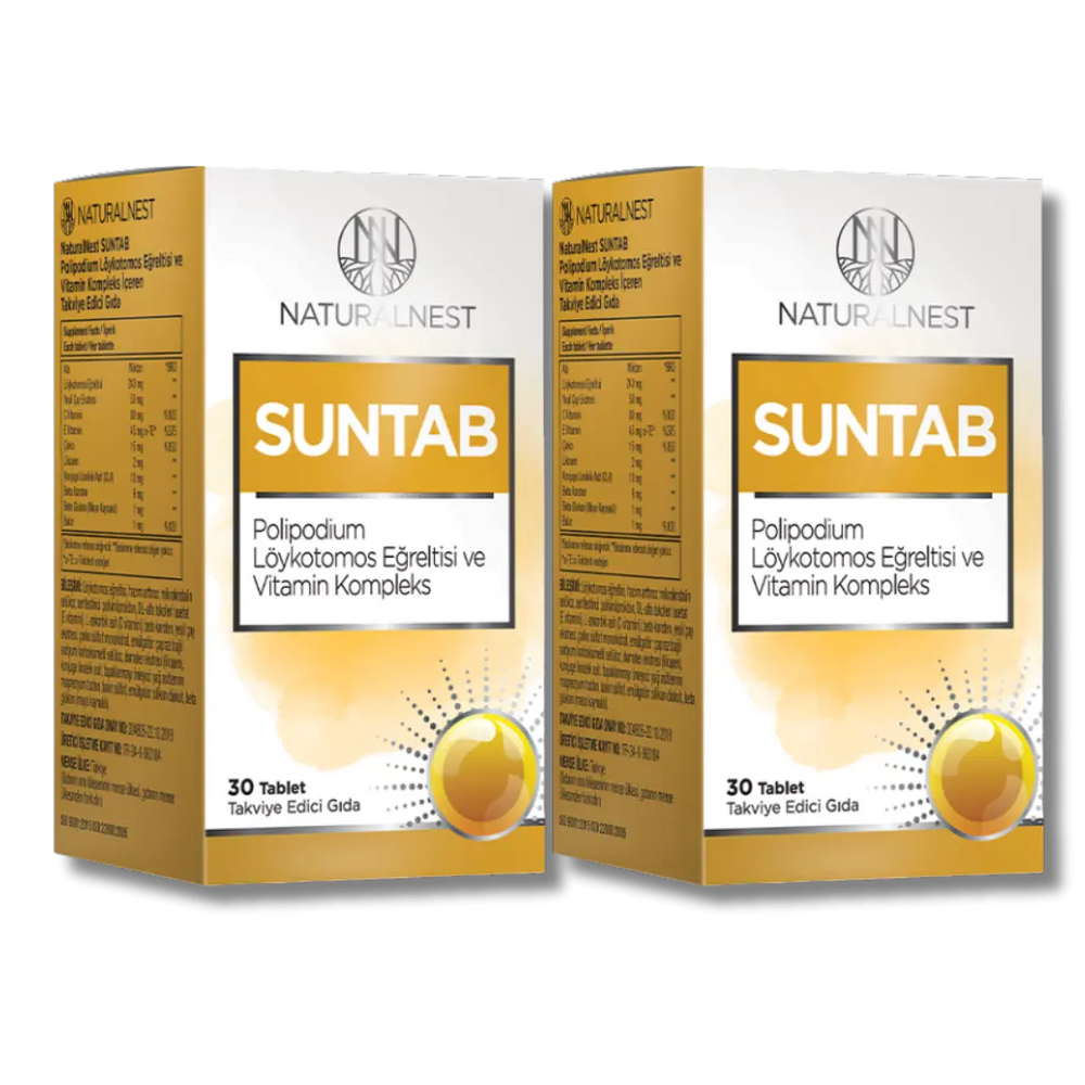 Naturalnest Suntab Dietary Supplement Tablets 2x30 Tablets