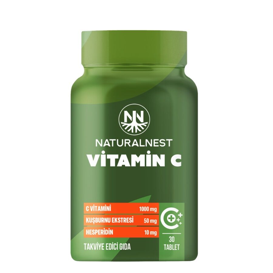 Naturalnest Vitamin C with Rosehip & Hesperidin 30 Tablets