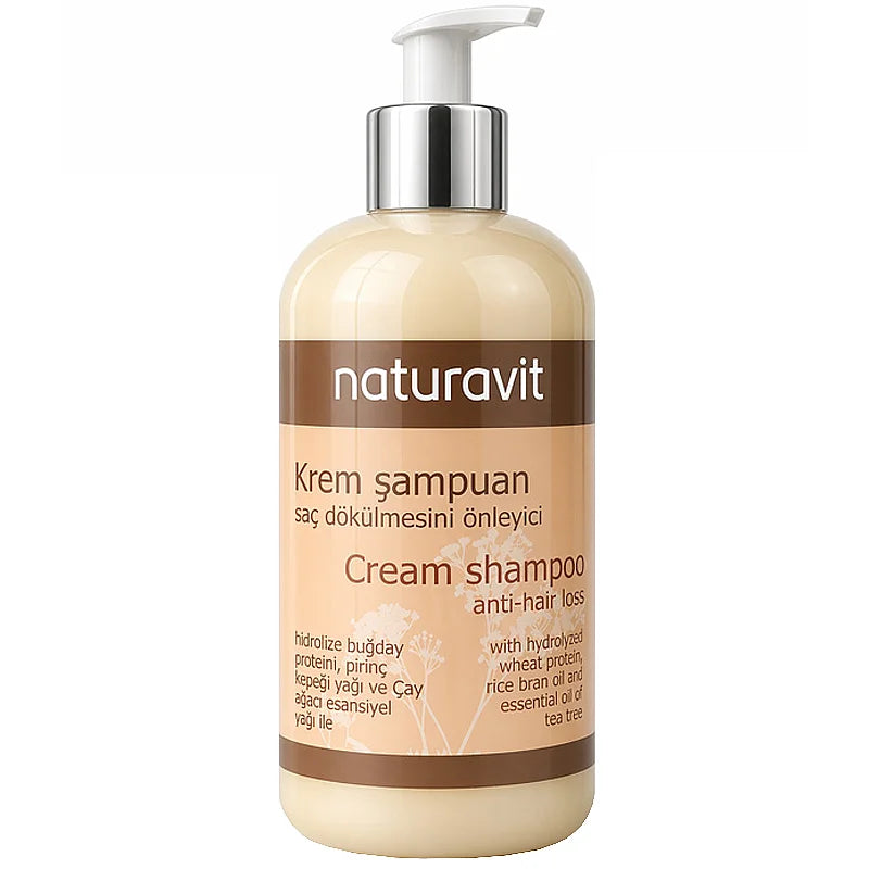 Naturavit Cream Shampoo Anti Hair Loss 500ml