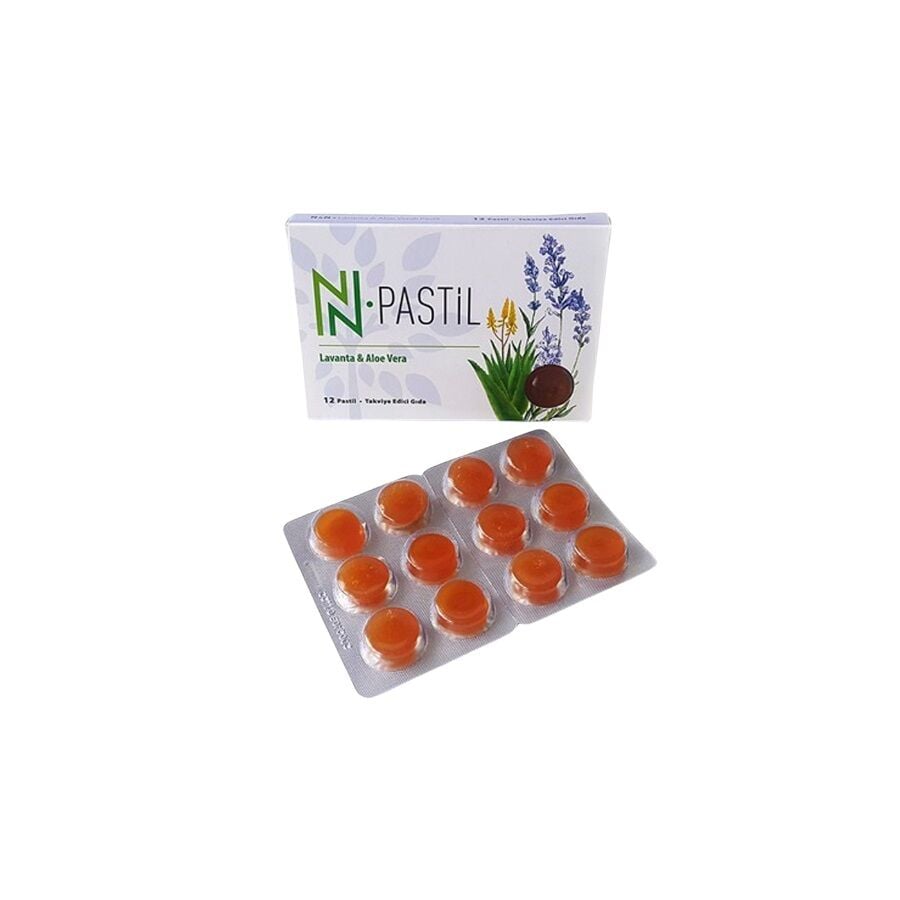 Nature Nurture Lavender & Aloe Vera Throat Lozenges 12 Count