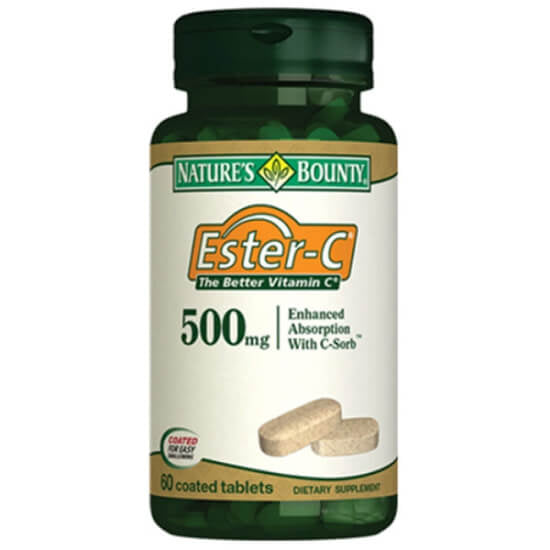 Nature's Bounty Ester-C 500 mg Vitamin C Supplement 60 Tablets