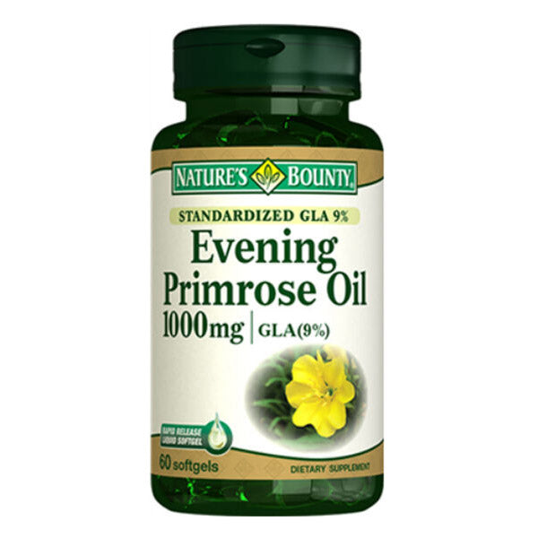 Nature's Bounty Evening Primrose Oil 1000 mg 60 Softgels