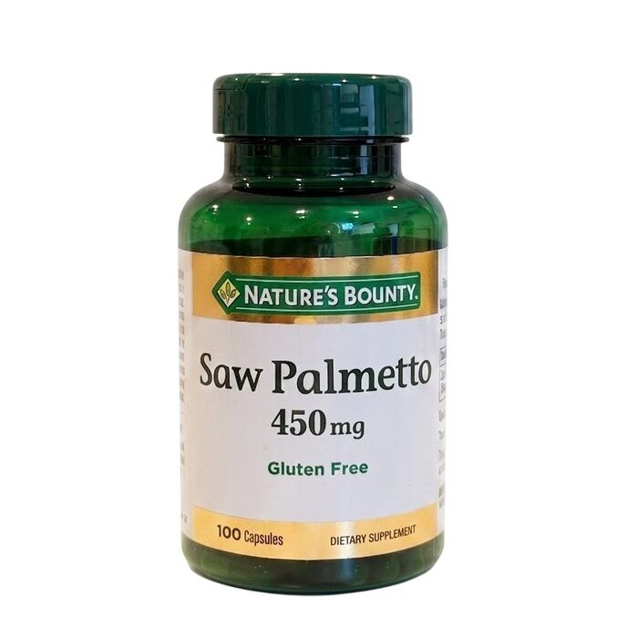 Nature's Bounty Saw Palmetto 450 mg Dietary Supplement 100 Capsules