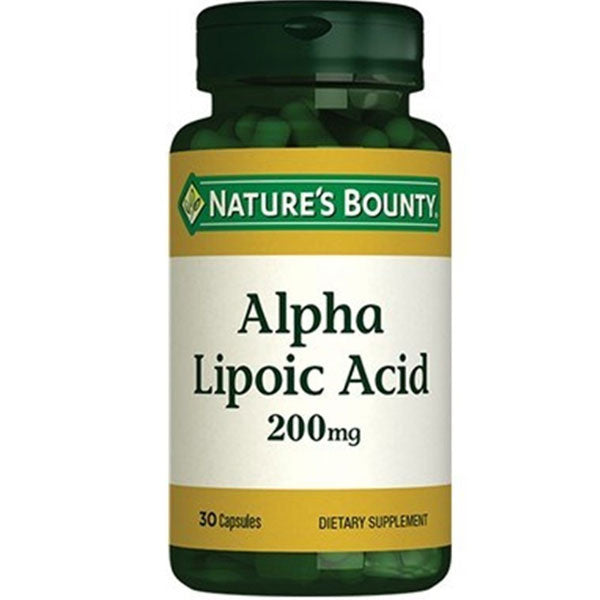 Nature's Bounty Alpha Lipoic Acid 200 mg Antioxidant Support 30 Caps
