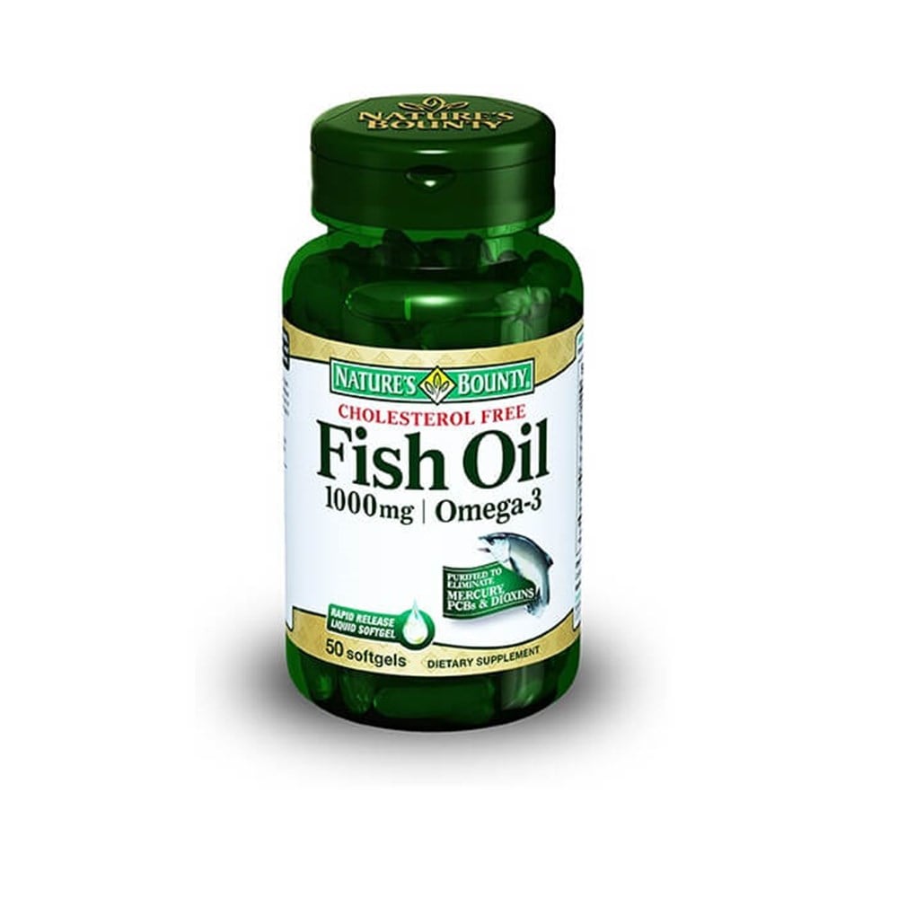 Nature&#39;s Bounty Fish Oil 1000 mg Omega-3 50 Capsules