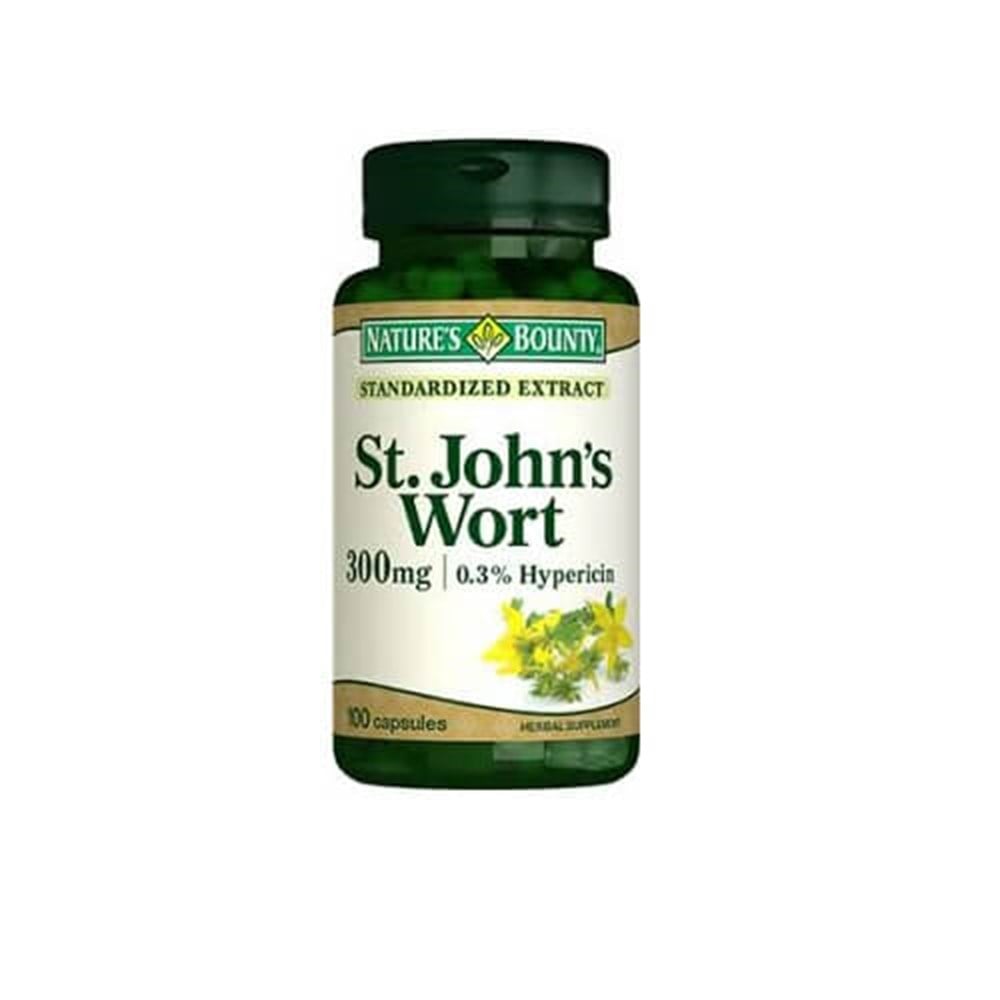 Nature&#39;s Bounty St. John&#39;s Wort 300mg 100 Capsules