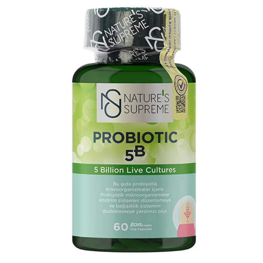 Nature's Supreme Probiotic 5B Digestive Support 60 Capsules