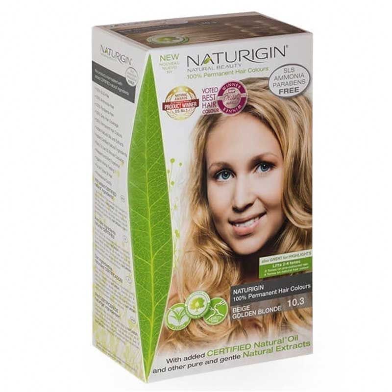 Naturigin 10.3 Golden Blonde Organic Based Hair Color 1.35 fl oz