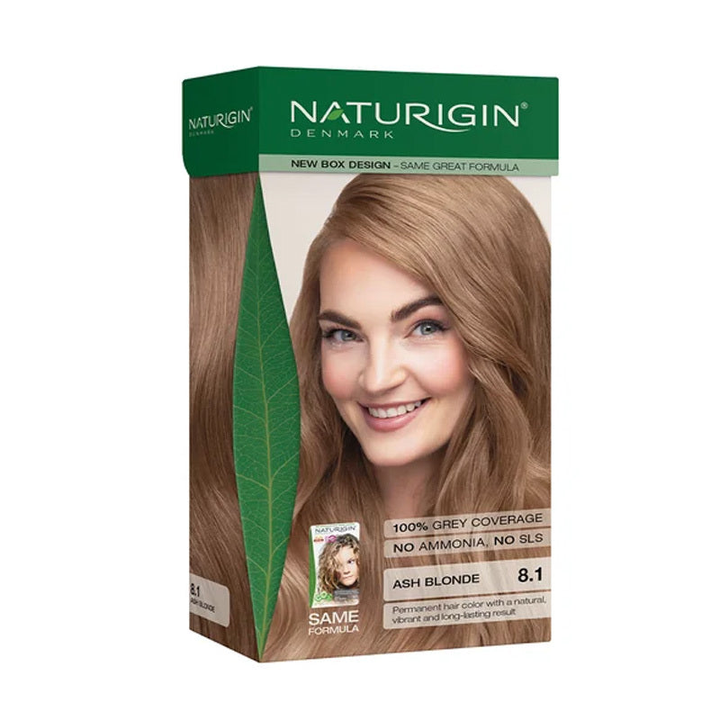 Naturigin 8.1 Light Ash Blonde Organic Hair Color 2.03 fl oz