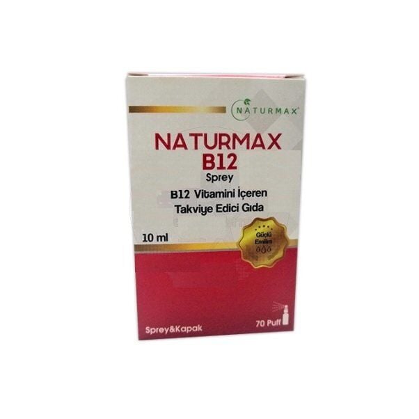 Naturmax B12 Vitamin Methylcobalamin Spray 10ml