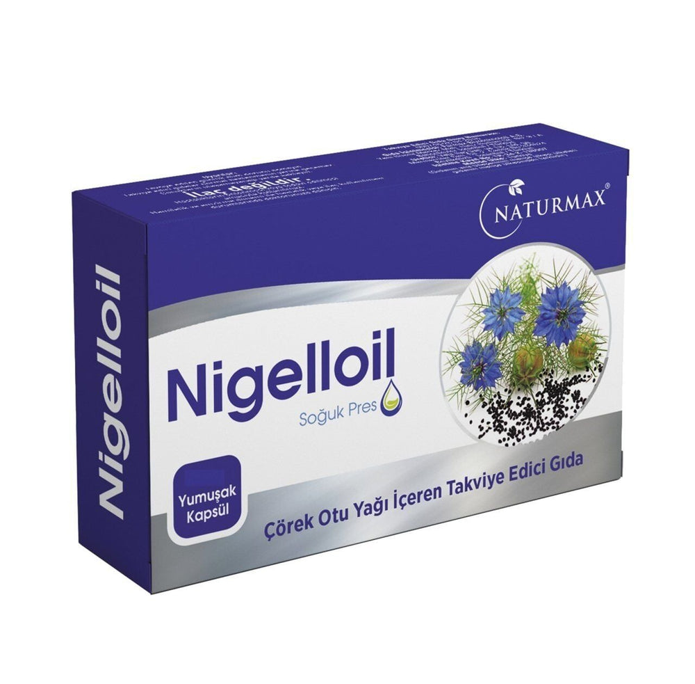 Naturmax NigelOil Black Seed Oil Dietary Supplement 60 Capsules