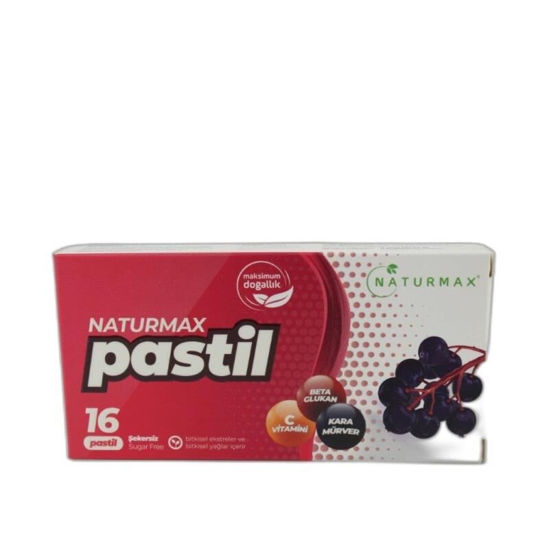 Naturmax Red Lozenges with Vitamin C and Elderberry 16 Count