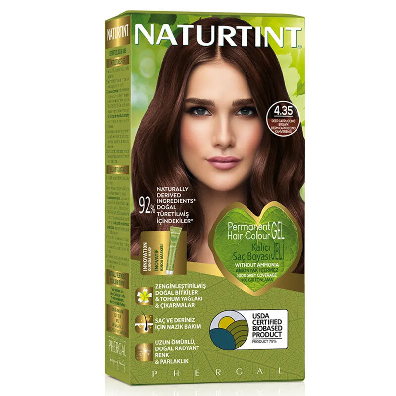 Naturtint Permanent Hair Color 4.35 Intense Cappuccino 170ml