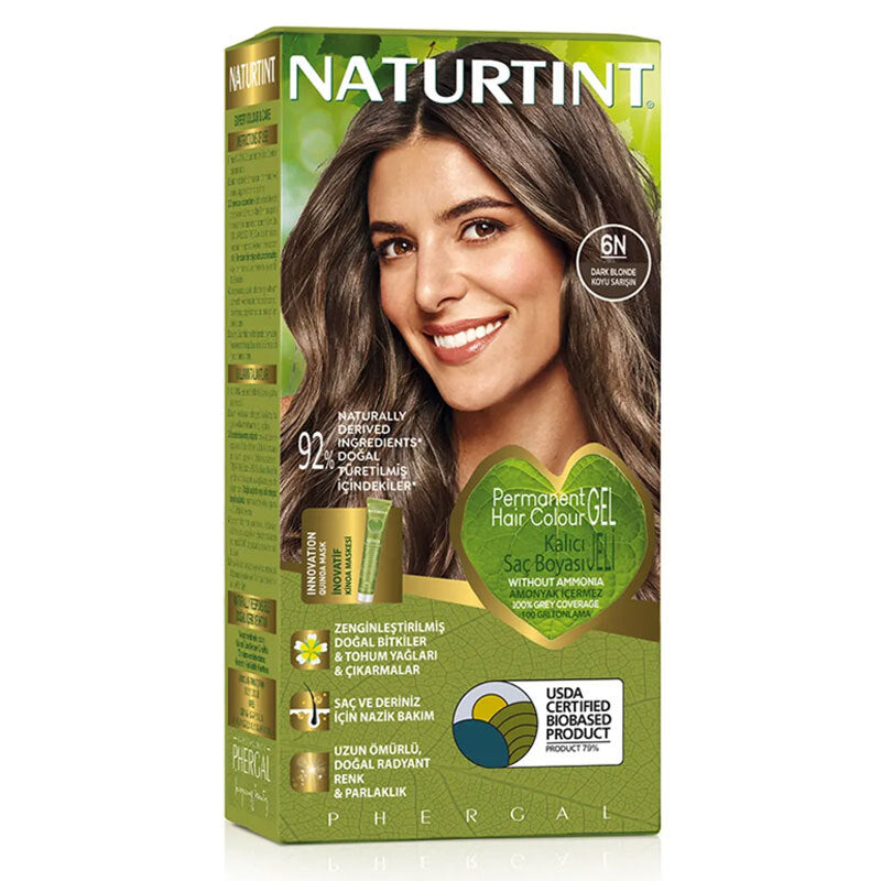 Naturtint Permanent Hair Color 6N Dark Blonde 170ml
