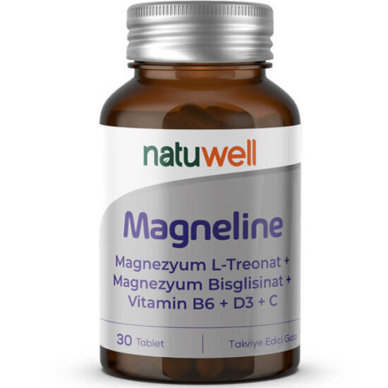 Natuwell Magneline L-Threonate Supplement 30 Tablets