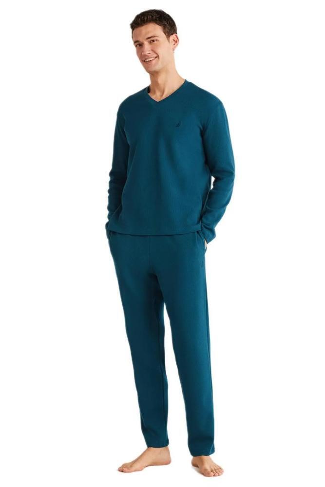 Nautica M811 Men's Pajama Set Soft Green Loungewear