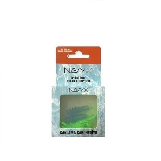 Navyx Corded Silicone Ear Plugs for Noise Reduction 2-Pack