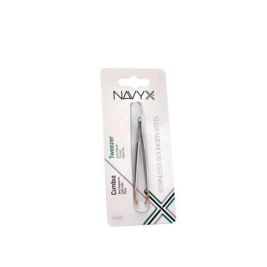 Navyx Classic Slant Tip Tweezers for Precise Grooming 1 pc