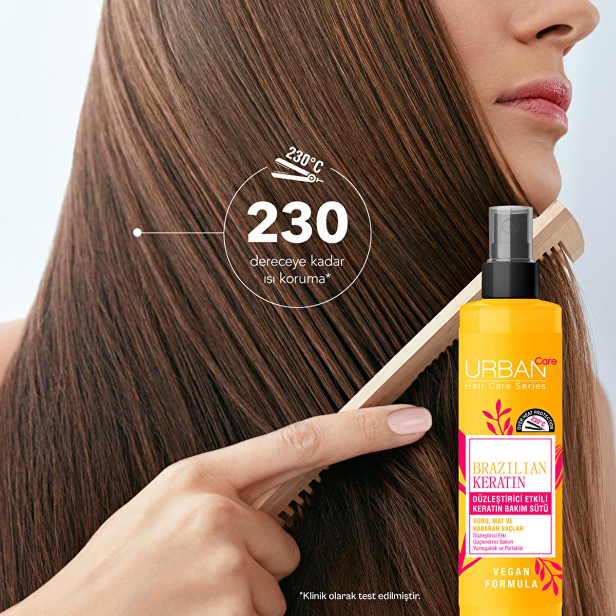 Urban Care Brazilian Keratin Hair Care Product - Nourishing, Smoothing, and Heat Protecting Serum for Manageable Hair Urban Care Keratin Serum for Smooth Hair Keratin Hair Care, Brazilian Keratin Treatment, Hair Smoothing Serum, Vegan Hair Products, Natural Hair Care, Hair Nourishment, Moisturizing Hair Serum, Heat Protecting Serum, Manageable Hair, Hair Health, Vegan Hair Care, Dermatologically Tested Hair Products