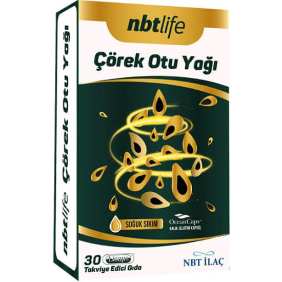Nbt Life Black Seed Oil Dietary Supplement 30 Capsules