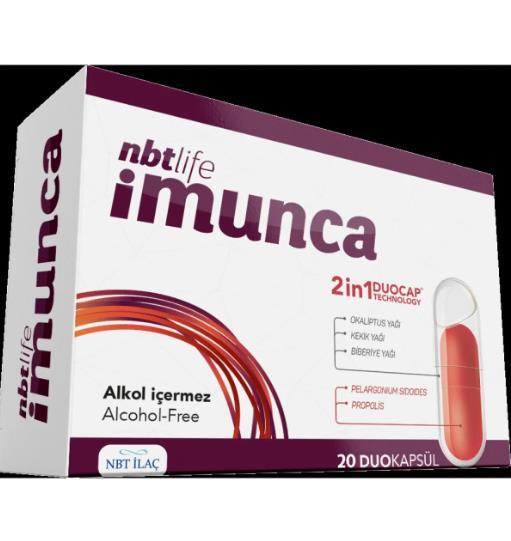 Nbt Life Imunca Daily Dietary Supplement 20 Capsules